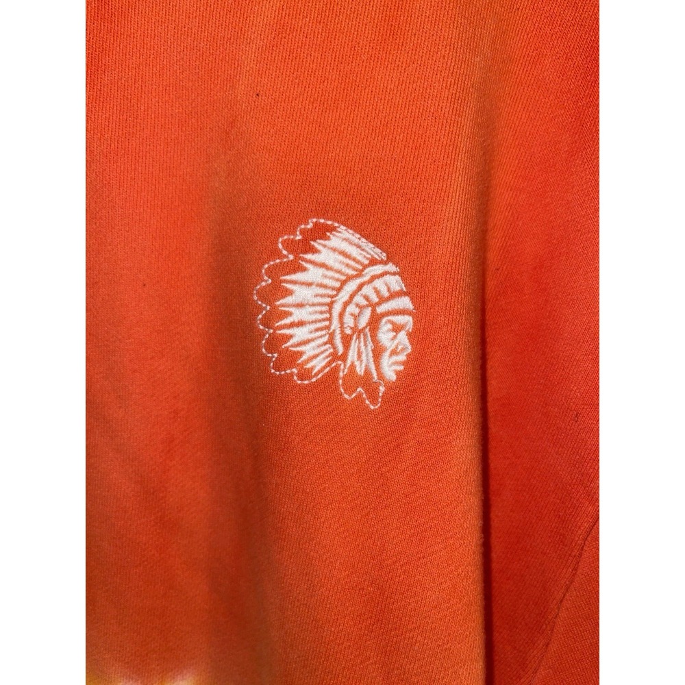 HUSTLE GANG 3x XXXL Sweatshirt Blue White Orange Tie Dye Embroidered Big & Tall - Picture 2 of 7